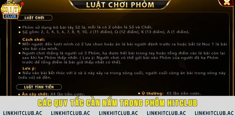 Quy tắc tính điểm, luật tính tiền khi thắng và các trường hợp cần phải đền bài