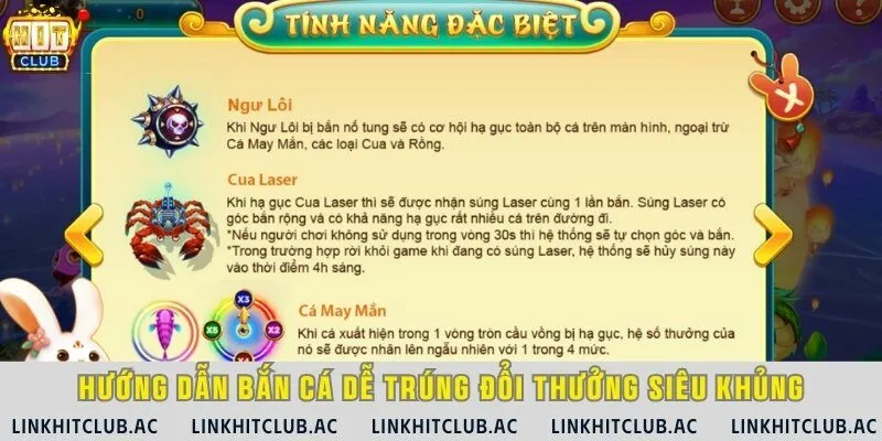 Hướng dẫn tân ngư thủ cách thức tham gia và các tính năng đặc biệt khi bắn cá