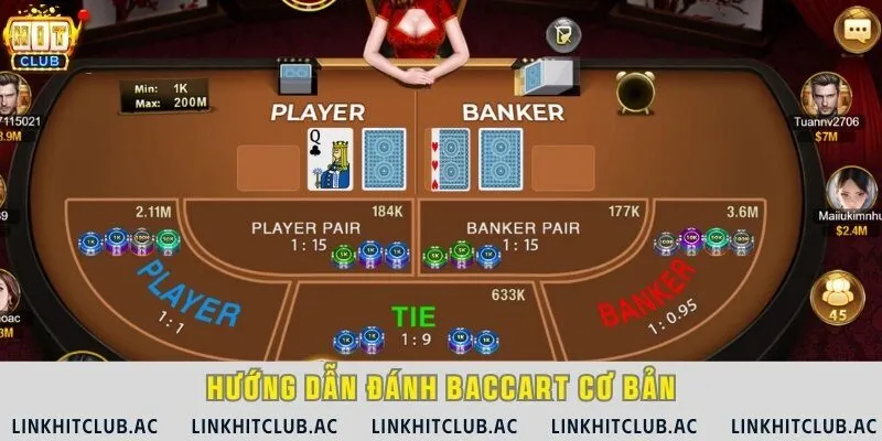 Hướng dẫn đặt cược và tính điểm khi tham gia một ván Bài Baccarat