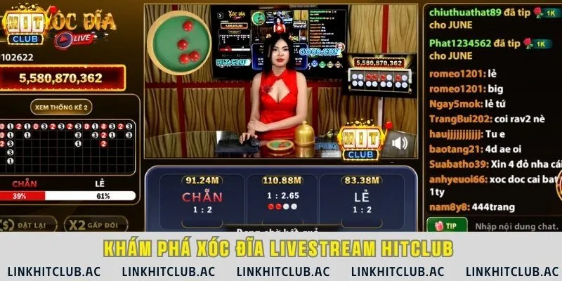 Chơi Xóc Đĩa Livestream tại cổng game, được tương tác trực tiếp cùng dealer thật, quyến rũ xinh đẹp