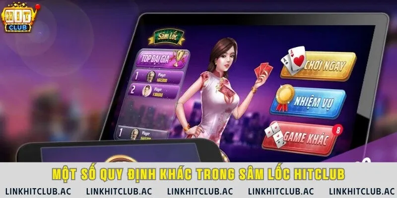 Quy định khác khi đánh Bài Sâm tại cổng game 